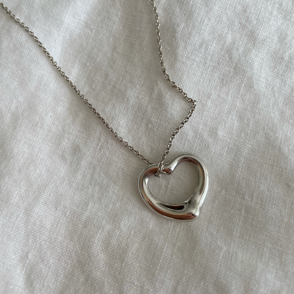 Tiffany & Co. Elsa Peretti Open Heart Necklace